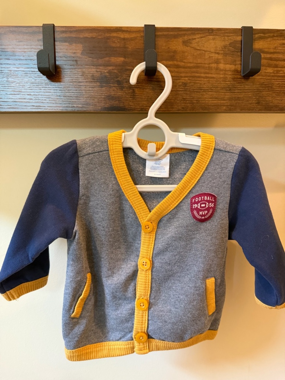 Small Wonders Baby Boys Football MVP Sweater Size 6-9 Months